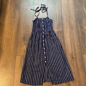 Blue and white striped summer dress! 👗